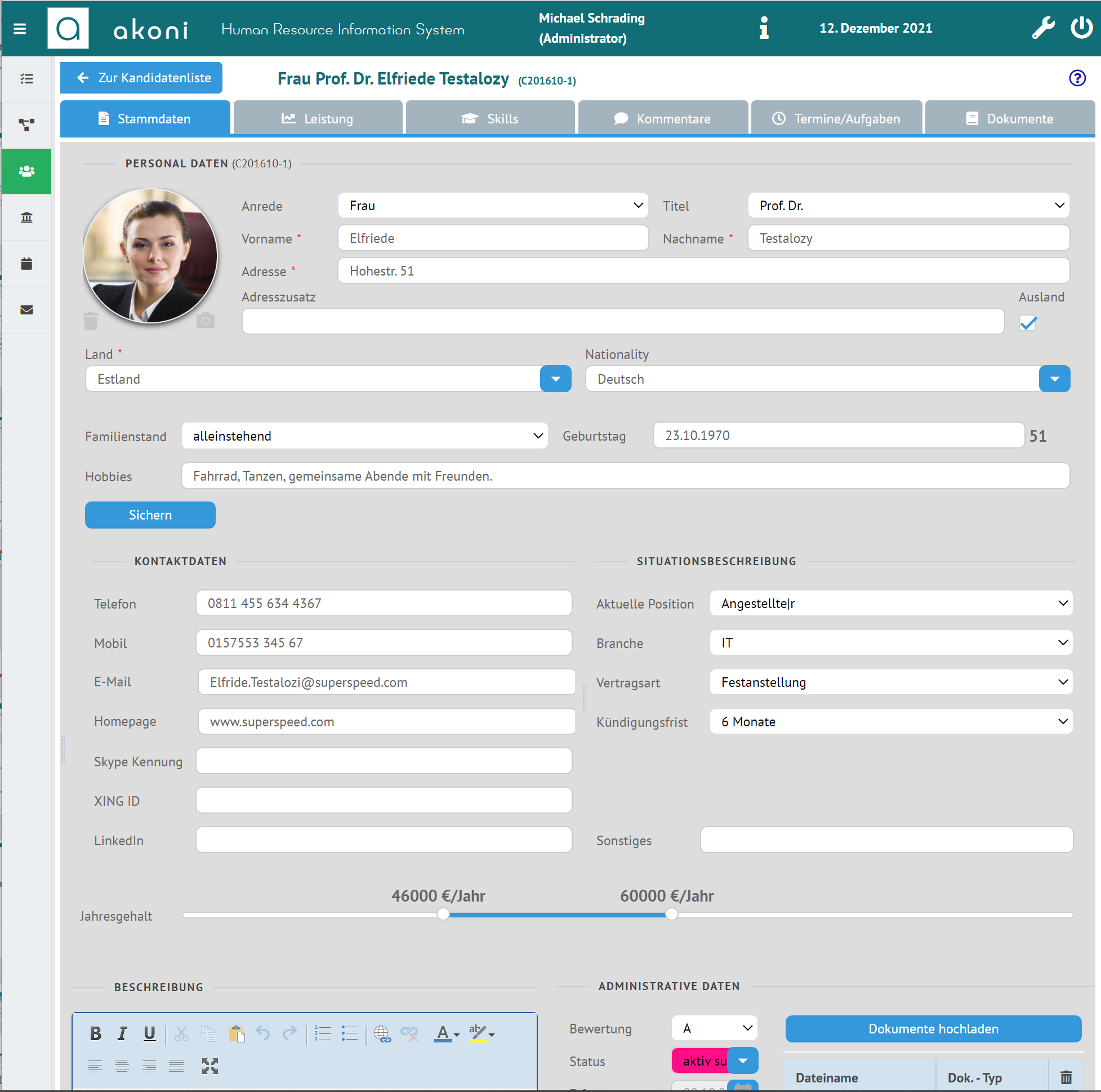 candidateform-stammdaten-01 Kandidaten-Ansicht in der crm-software