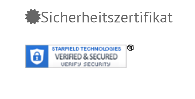 Starfield-Logo crm-software sicherheitszertifikat